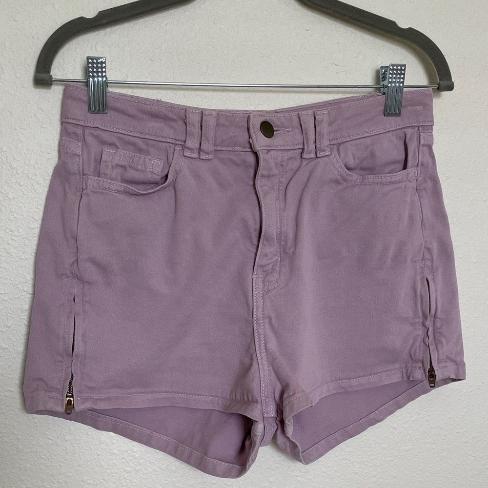 American Apparel High-Rise Denim Shorts